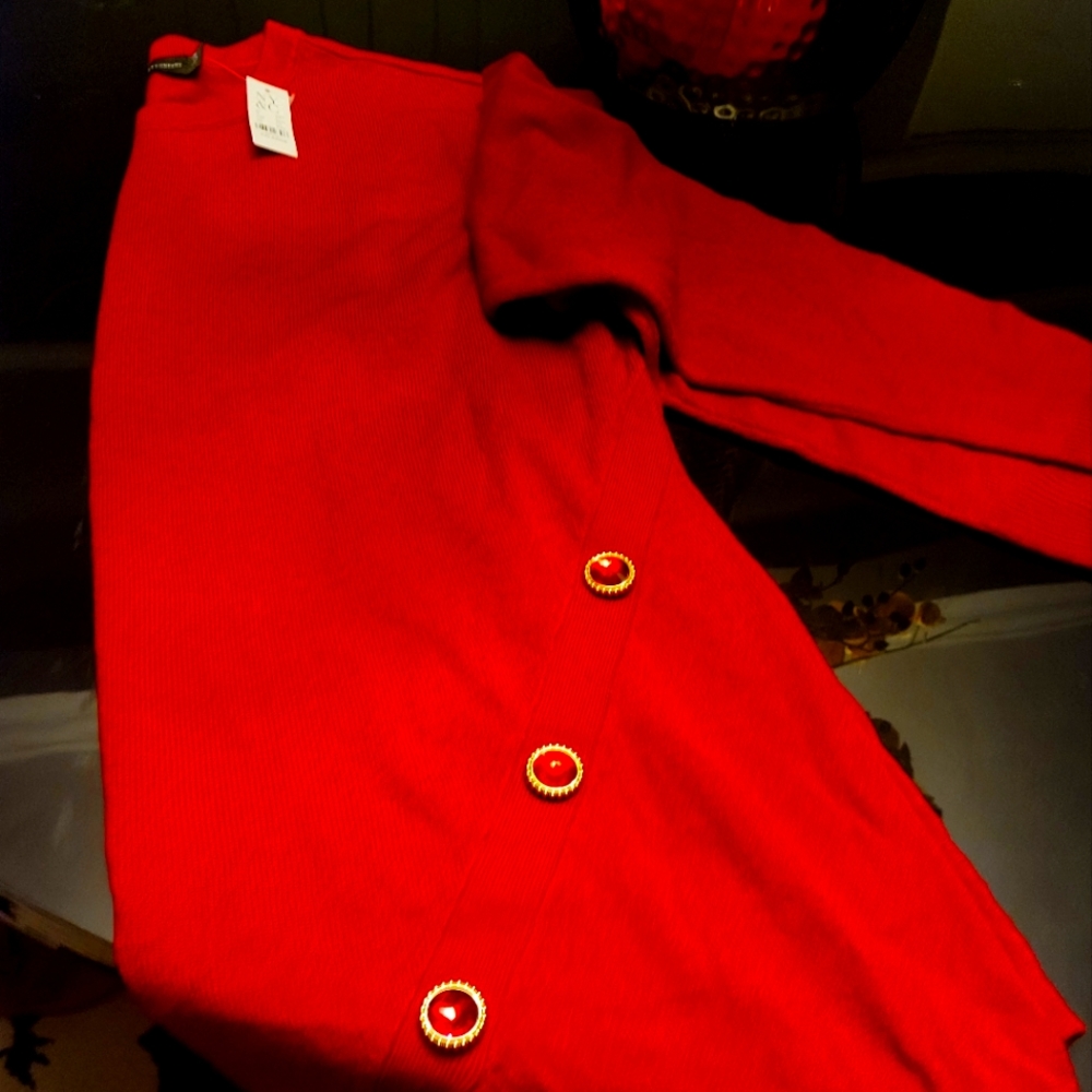 Red sweater
